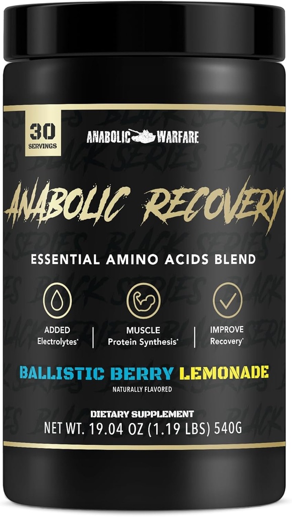Dövme Kurtarma, Temel Amino Asitler, Post Workout Recovery, Premium Hydration, Build Muscle* (BlackBerry Lemonade, 30 Hizmet)