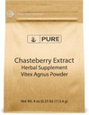 PURE ORIGINAL INGREDIENTS Chasteberry Extract (4oz) Vitex Agnus-Castus Ağacı, Non-GMOMOIENTS
