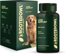 Rooted Owl Liver Support for Dogs - Natural Liver Health Supplement - Milk Butle for Dogs - Vegetarian Capsules - 60/ct