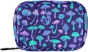 Mushroom Renkli Pill Box 7 Günlük Pill Case Travel Pill Organizer Bag ile Rolls Portatif Haftalık Vitamin Tıp Tamamlayıcı Pouch Bag