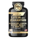 Lutein ve Zeaxanthin Supplements - Astaxanthin, Omega 3, Resveratrol, Bilberry, Lycopene, Quercetin, Ginkgo Biloba, D | Health Vision | Made in USA