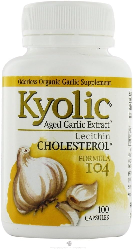 Kyolic Formula 104 Lecithin Capsule ile Yaşlanan Capsule - 100 paket başına - 3