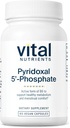 Vital Nutrients Pyridoxal-5 Phosphate | Aktif Vitamin B6 | Metabolism, PMS ve Menstrual Support* | High-Potency P5P Supplement | Gluten, Dairy, Soy Free | 90 Capsules