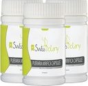 Ελβετικό Botany Organic Pueraria Mirifica Breast Enhancement Χάπια για γυναίκες - Maast Digreeding Capsule for Elasticity, Firmness and Smoothness - Βελτιώνει το δέρμα, τα μαλλιά και τα νύχια, 3 x 60 κάψουλες