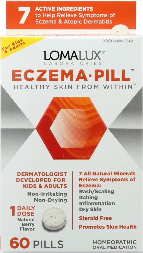 Loma Lux Laboratories Homeopathic Supplement, Eczema, 60 Kont (3 Pack)