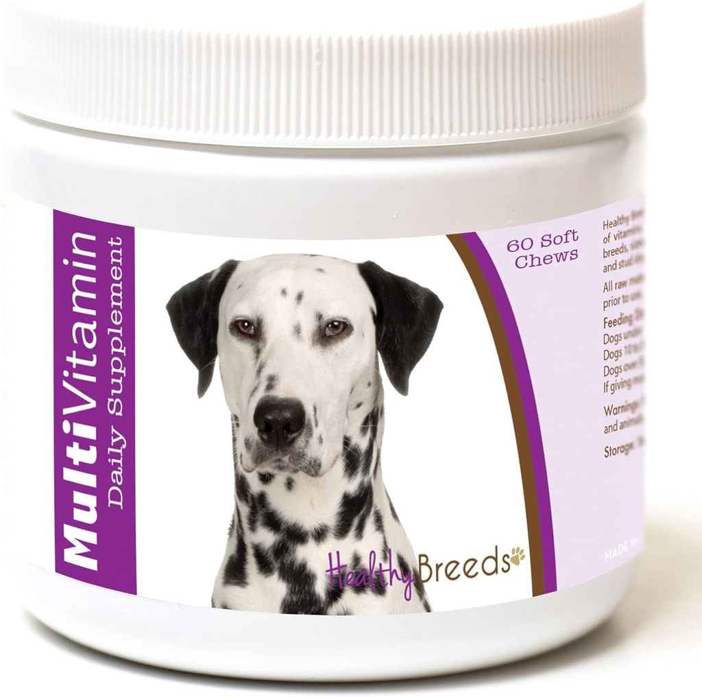 Sağlıklı Breeds Dalmatian Multi-Vitamin Soft Chews 60 Kont