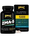 SNAC ZMA-5 Sleep Aid Supplement, Muscle Recovery & Growth, Immune Support, Magnezyum & 5-HTP, Post Workout, Bed ZMA Supplements 90 Veggie Capsules