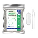 Κενές κάψουλες Vegan Μέγεθος 00 - Κάψουλες Vegan Κενές (100 κόμης) DIY Λαχανικά