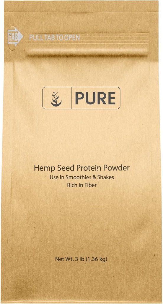 Saf Orijinal Malzemeler Protein Tozu (3 lb) Smoothies & Shakes, Nutty Flavor, Smooth Texture
