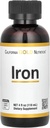 California Gold Nutrition Iron, Ferrous Bisglycinate Chelate ve Sarı Dock Root olarak, 4 fl oz (118 ml)
