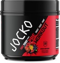 Jocko Fuel Pre Workout for Men & Women - High Stim Low Sugar Meeting with Beta Alanine + L-Citrulline, Support Muscle Pump, Energy, & Recovery, 200 mg of Caffeine Fruit Punch, 30 Hizmet 1.31lbs (594 G)
