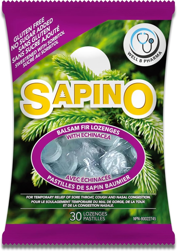 Balsam Fir Lozenges με Echinacea, Light Green