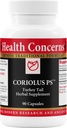 Sağlık Endişeleri Coriolus PS – Türkiye Immune Support & Gut Health – Microbiome Balance – Soğutma Çin Herb – 1500 mg Türkiye Kulübe – 90 Capsules