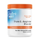 Doctors Best Pure L-Arginine Powder - L Arginine Supplement for Men & Women, Supports Nitric Oxide Levels & Heart Health, Blood Flow Support, Gluten Free, Vegan, Non GMO - 10.6 oz