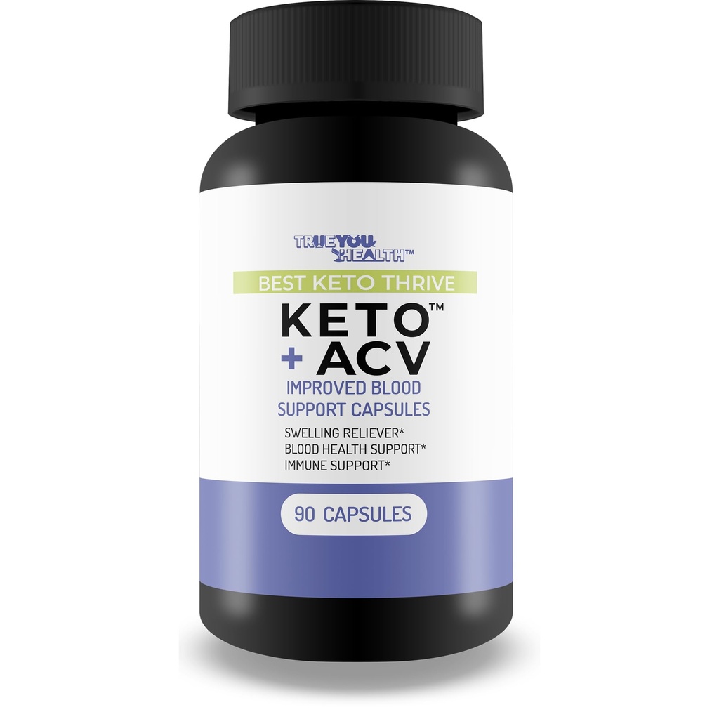 Best Keto Thrive Keto + Acv Βελτιωμένες κάψουλες υποστήριξης αίματος - Best Keto Friendly Blood Balance & Blood Flow Supplement for Blood Health, Sugar Health, Immune Support, & Healthy Swelling Response