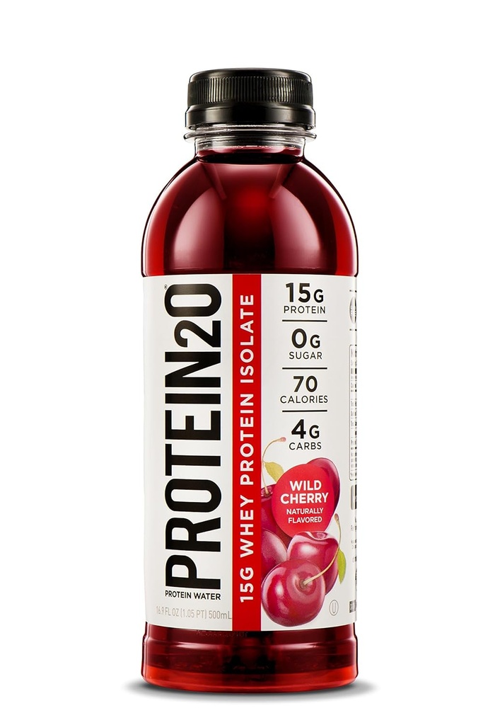 Protein2o Flavored Protein Water, Berry Outlet, 12 paket