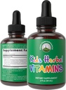 Herbs'tan çocuklar Vitamini. Sıvı Çocuklar Herbal Multivitamin. No Bitter Taste. Sugar Free 14-in-1 Vegan Supplements For Toddlers, Çocuklar, Gençler Suda Onlar Tadını Tadımayacaklar