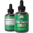 Herbs'tan çocuklar Vitamini. Sıvı Çocuklar Herbal Multivitamin. No Bitter Taste. Sugar Free 14-in-1 Vegan Supplements For Toddlers, Çocuklar, Gençler Suda Onlar Tadını Tadımayacaklar