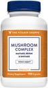Shoppe Mushroom Kompleksi, (Maitake, Reishi & Shiitake) Immune Sistemi ve Sağlıklı Beyin (100 Capsules) Destekleyen Antioksit