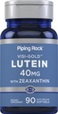 Piping Rock Lutein with Zeaxanthin 40 mg | 90 Softgels | Eye Health Supplement from Marialtı Extract | Non-GMO, Gluten Free