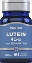 Piping Rock Lutein with Zeaxanthin 40 mg | 90 Softgels | Eye Health Supplement from Marialtı Extract | Non-GMO, Gluten Free