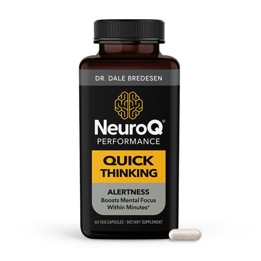 Yaşam Sezonları NöroQ - Hızlı Düşünce Tamam Pills - Boosts Alertness + Supports mental Focus - L-Tyrosine & Beta-Alanine (60 Capsules)