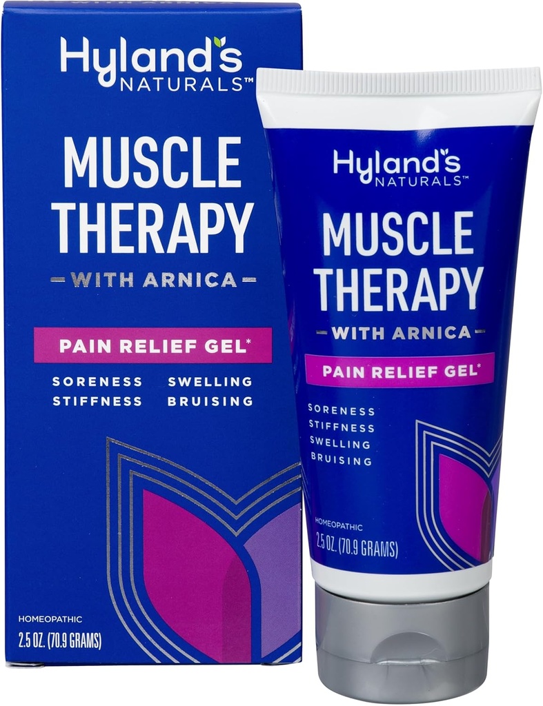 Hyland'ın Kas Terapisi Arnica Pain Relief Gel, Bruise Healing Cream, Natural Relief of Pain, Swelling, Bruising, Soreness ve Stiffness, 2.5 Oz Oz Oz