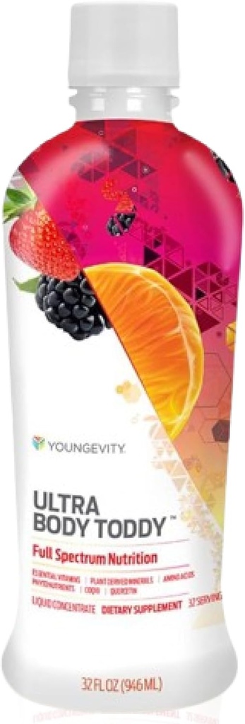 Youngevity Ultra Body ToddyTM - 100+ Nutrient Mega Multi-Vitamin Mineral Supplement for Men and Women - Gelişmiş Aborpsiyon - Phytonutrients (32 Fl Oz, Pack of 2)