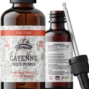 Cayenne Tincture Extract, Organik Cayenne (Capsicum annuum) kuru Pepper - Sebze Glycerin - Non-GMO - 2 ozne