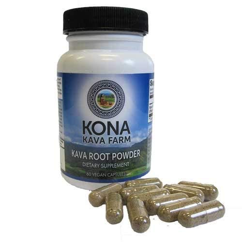 Kava Root Only Premium Capsules | Kava Root Extract Toz Capsules 10% Kavalactone | Kava Root Supplement for Relaxation (60 kapsül)