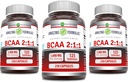 Amazing Formulas BCAA 2:1:1 1000 Mg Per | Capsules | Branşlı Zincir Pili Asitler Tamam | Non-GMO | Gluten-Free | Made in USA (3 Pack, 250 Count)