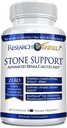 Araştırma Doğrulanmış Taş Desteği - Optimal Kidney Stone Savunma - Chanca Piedra, Crataeva Nurvala, BioPerine - Vegan - 60 Capsules