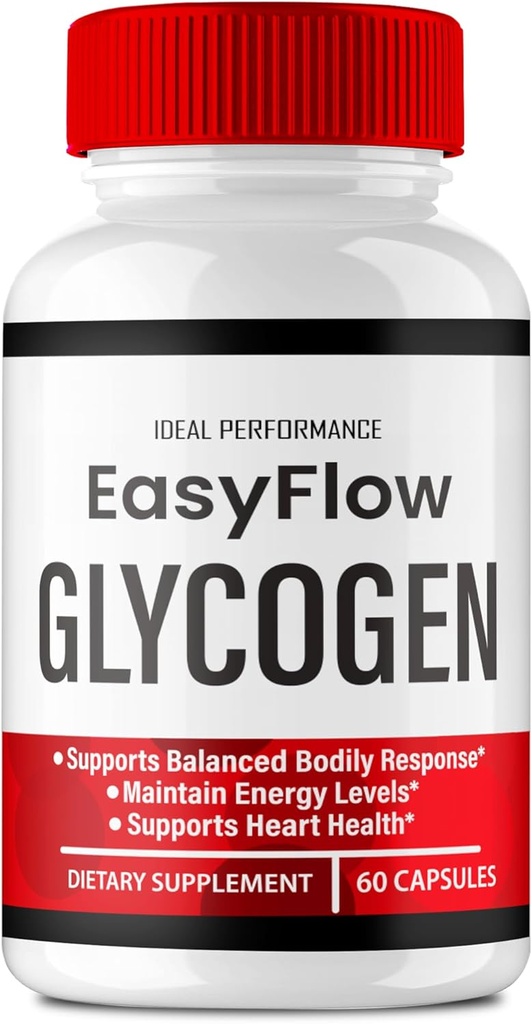 Εύκολη ροή Glycogen Υποστήριξη Κάψουλες - Επίσημη Formula Glycogen Υποστήριξη EasyFlow Χάπια, Easy Flow - Μέγιστη δύναμη, Glyco Optimizer Χάπια, Γενική Υγεία, Easy Flow Κάψουλες Κριτικές (60 κάψουλες)