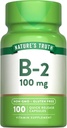 Nature's Truth B2 Vitamin | 100mg | 100 Capsules | Non-GMO & Gluten Free Supplement | Riboflavin