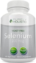 Selenium 200mcg - 365 Vegan Capsules Tablet değil - Pure & Yeast Free L-Selenomethionine for Improv Abors - Senroid, Heart, and Immune System Support - Antioxy Trace Mineral - ABD'de Yap