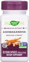 Nature's Way Ashwagandha, Stresi Azaltıyor*, Premium Türleme, Adaptojenik*, Non-GMO Projesi Doğrulandı, Vegan, 60 Capsules