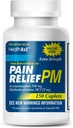 HealthA2Z® Ekstra Güçlü Ağrı Yardımı PM| Acetaminophen 500 mg | Diphenhydramine 25 mg | Pain Reliever & Nighttime Sleep Aid | (150) Count
