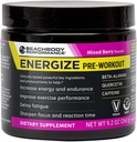 BODi Energize Pre Workout Toz - Beta-Alanine, Quercetin & Low-Dose Caffeine Formula Gelişen Enerji ve Odak, Enerji ve Endurance Supplement, Karma Berry, 40 Hizmetler