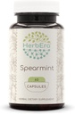 HerbEra Spearmint 60 Capsules, 500 mg, Spearmint (Mentha spicata) Kuru Yaprak (60 Capsules)