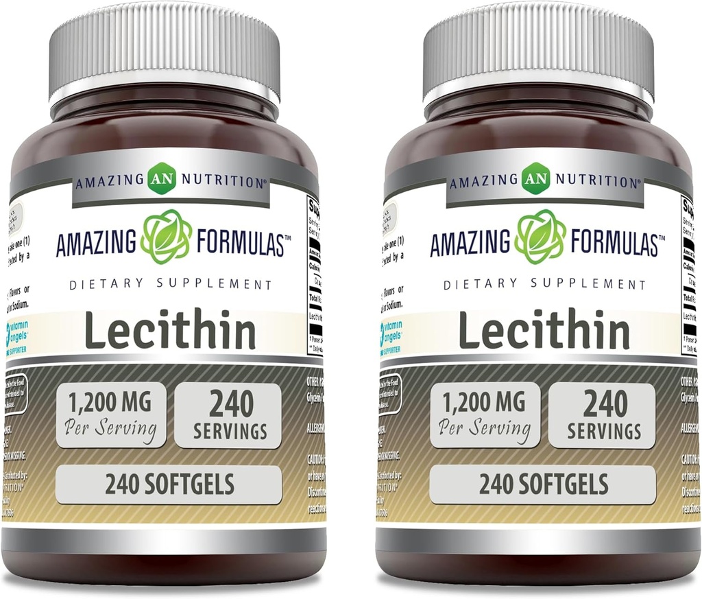 Amazing Formulas Λεκιθίνη 1200 mg Softgels συμπλήρωμα 