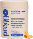 O Positiv Preggo Conception Support Capsules for Women - OBGYN-Formated Prenatal Vitamins with Klinikly-Studied Materialss - CoQ10, N-Acetyl Cystein - Kadın Cinsel Sağlık, 60 Ct (Polonya)