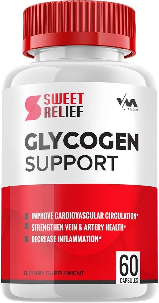 (1 Pack) SweetRelief Glycogen – Sweet Relief Capsule CleanRelief Pills, Genel Wellness için Gelişmiş Formula, Sweet Relief Glycogen Yorumları, 60 Capsules