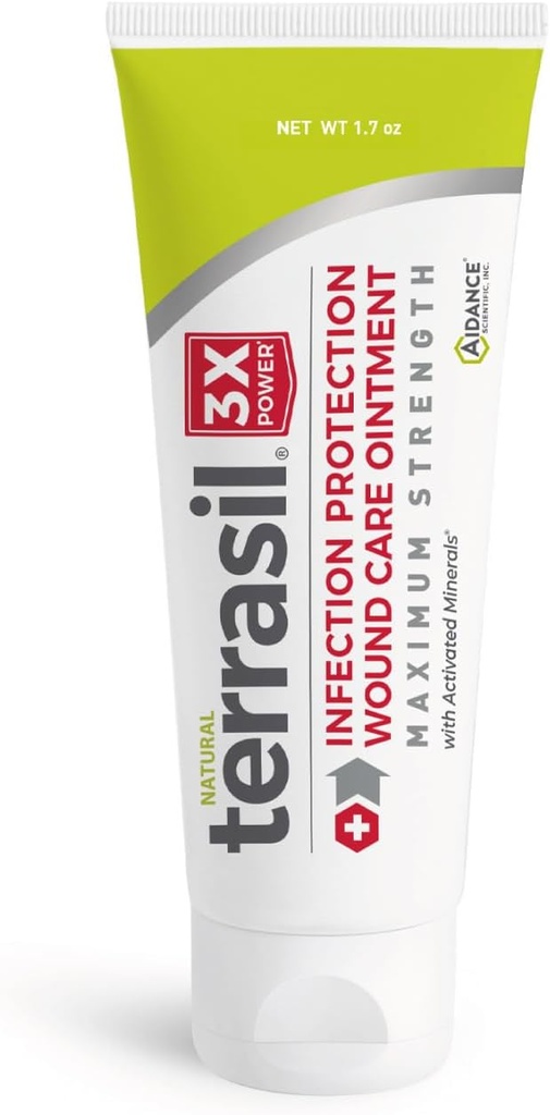 terrasil Yara Bakımı MAX 3X - Yara İyileştirme, Yatak Sores, Baskı Sores, Ulcers, Fırs, Cuts, Yararlar ve Burns. Dermatolog-Tested (1.7 oz)