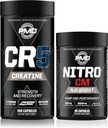 PMD Sports CR5 Profesyonel Kretine Kompleksi (240 Capsules) Spor Nitro Nitrik Oksit (90 Capsules)