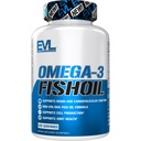 Evlution Beslenme Triple Strength Omega 3 Fish Oil - Burpless Fish Oil EPA DHA Omega 3 Supplement in Easy to Swallow Citrus Flavor Softgels - Kaplıca Balık Yağı Tamamlamak - 120