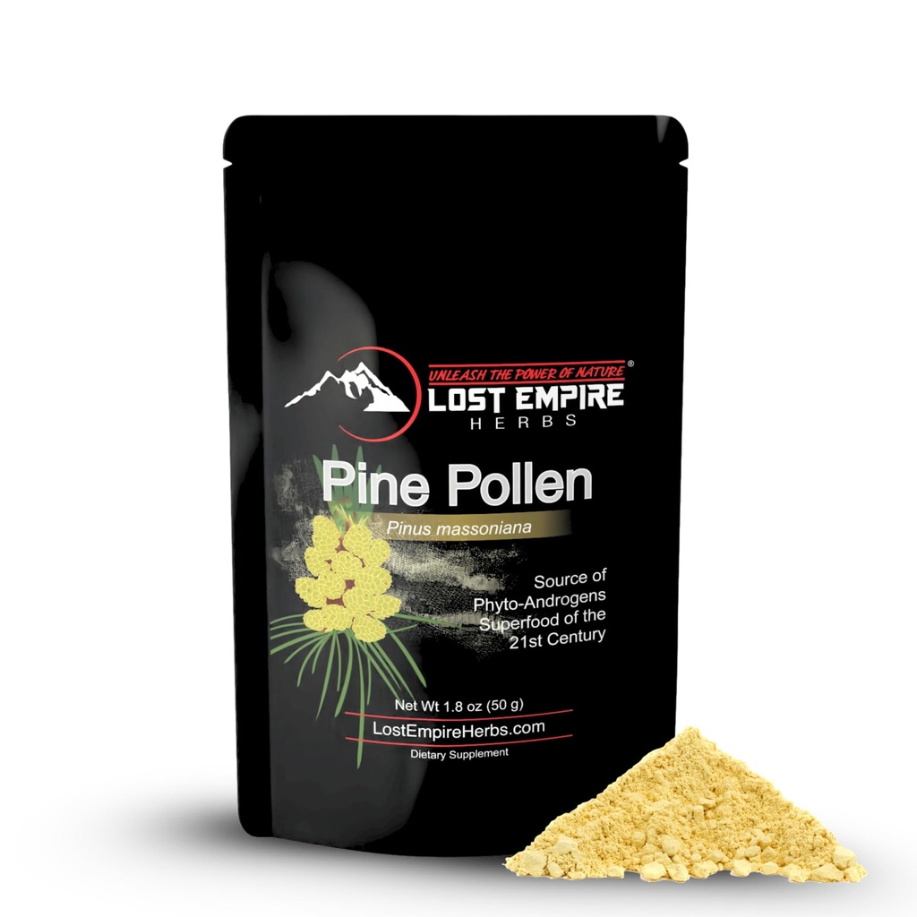 Pine Pollen σκόνη Άγρια Συγκομιδή - 99% Cracked Cell Wall 