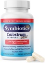 Symbiyotiks Colostrum 60ct Sebze Capsules - Immunity Support - Lactoferrin Supplement & Colostrum Protein Immunoglobulin - 25% lgG Antibodies - Gluten Free Free