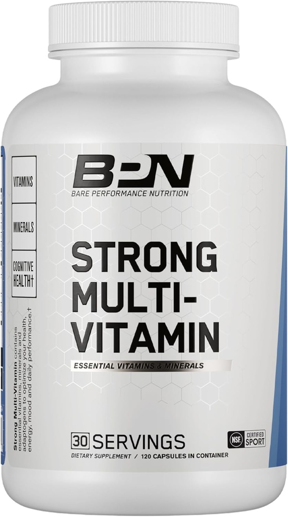 BARE PERFORMANCE NUTRITION, BPN Güçlü Multi-Vitamin, Foundational Health, Geliştirilmiş Mood ve Sleep, Adaptogens, Improv Cognitive Health