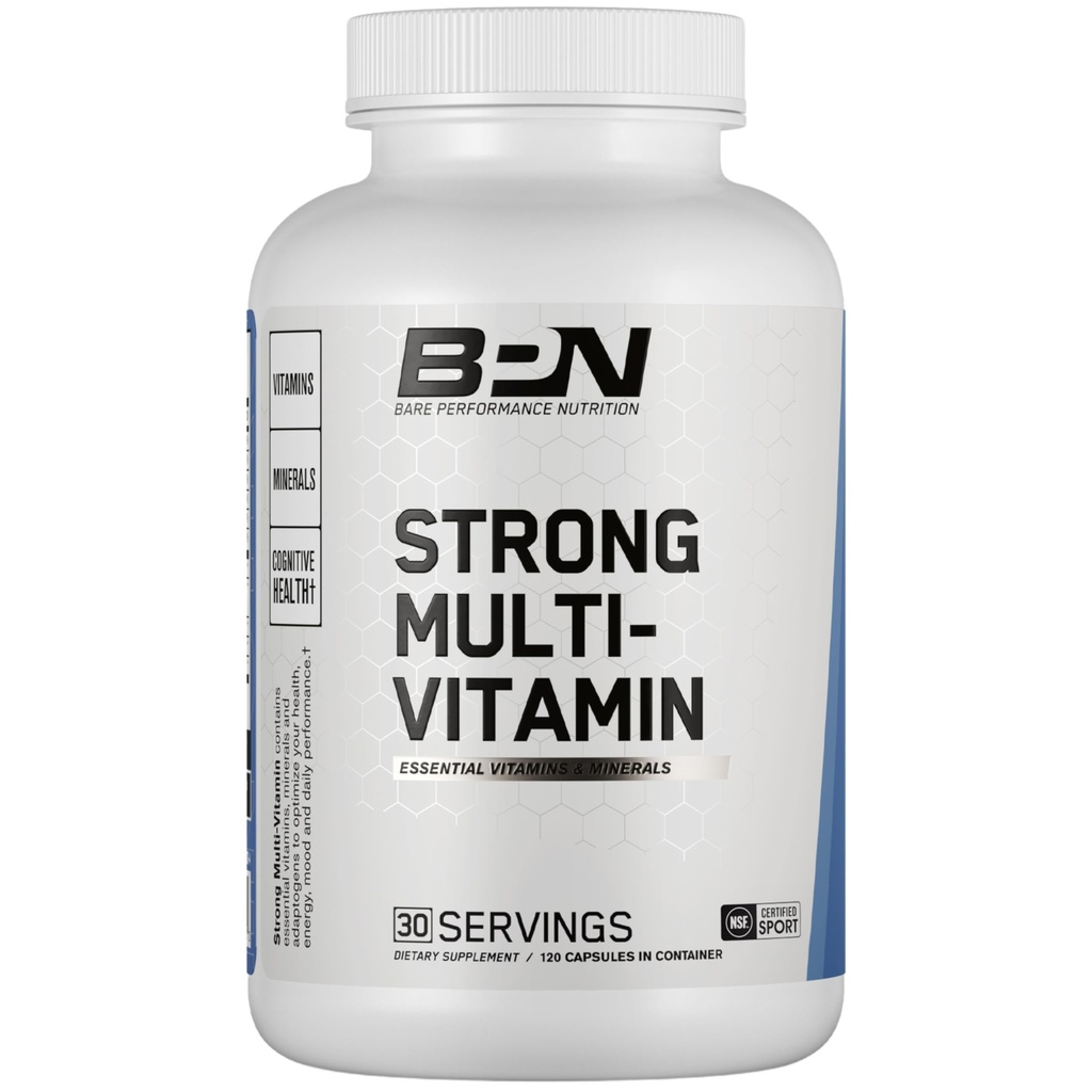 BARE PERFORMANCE NUTRITION, BPN Güçlü Multi-Vitamin, Foundational Health, Geliştirilmiş Mood ve Sleep, Adaptogens, Improv Cognitive Health
