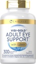 Carlyle Yetişkin Eye Support | 300 Capsules | Lutein ve Zeaxanthin | Non-GMO ve Gluten Free Supplement